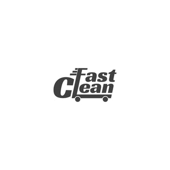 Fast Clean Logo vector