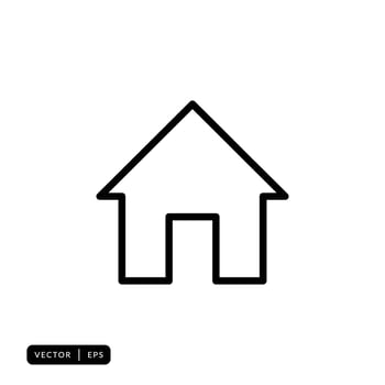 Home Icon Vector - Sign or Symbol