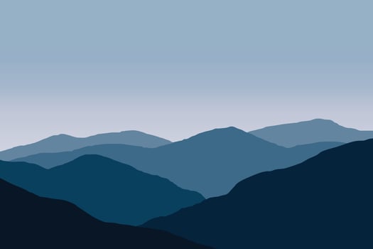 mountain ridge vector illustration