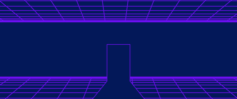 80s Retro Sci-Fi Background vector