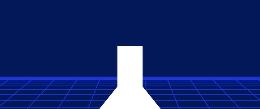 80s Retro Sci-Fi Background vector