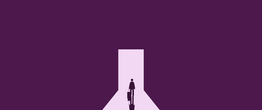 Abstract Door open Light out technology background. Hitech communication concept innovation background. Abstract open door to universe vector
