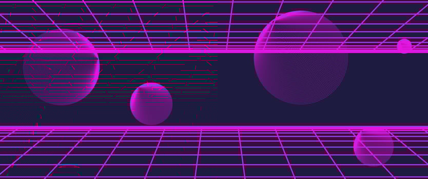 Concept of Future digital technology metaverse vector