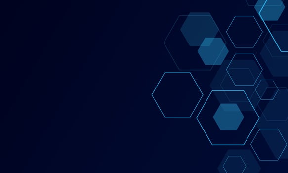 vector sci fi hexagonal futuristic pattern, innovation future technology background,