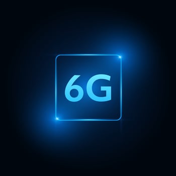 concept of technology 6G mobile network , New generation telecommunication , high-speed mobile Internet, vector