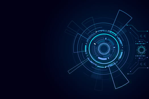 Sci fi futuristic user interface, HUD, Technology abstract background , Vector illustration.