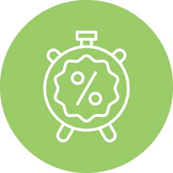 Stopwatch Icon Style vector