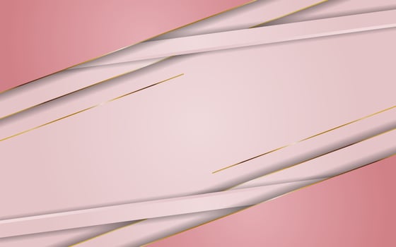Luxury pink gradient background combination with line gold vector