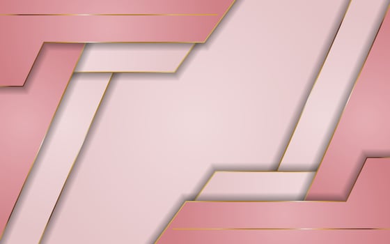 Luxury pink gradient background combination with line gold vector