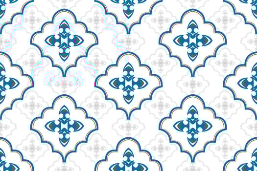 Moroccan ethnic pattern design. Aztec fabric carpet mandala ornament native chevron textile decoration wallpaper. Tribal turkey African Indian traditional embroidery vector illustrations background