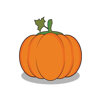 Illustration Vector Graphic Of Fruit Pumpkin, Suitable For Fruit-Themed Design