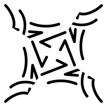 Abstract vector design in black color. Perfect for corporate, background, t-shirt, and so on.