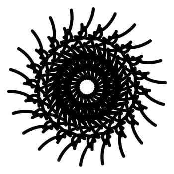 Abstract vector design in black color. Perfect for corporate, background, t-shirt, and so on.
