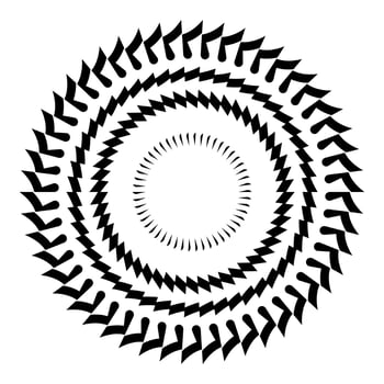 Abstract vector design in black color. Perfect for corporate, background, t-shirt, and so on.