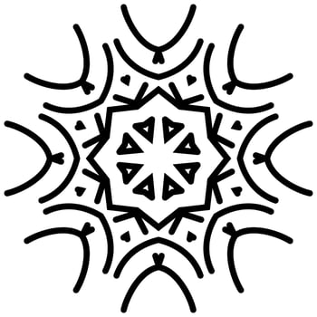 Abstract vector design in black color. Perfect for corporate, background, t-shirt, and so on.