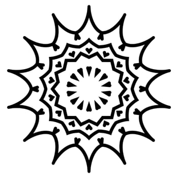 Abstract vector design in black color. Perfect for corporate, background, t-shirt, and so on.