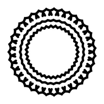 Abstract vector design in black color. Perfect for corporate, background, t-shirt, and so on.