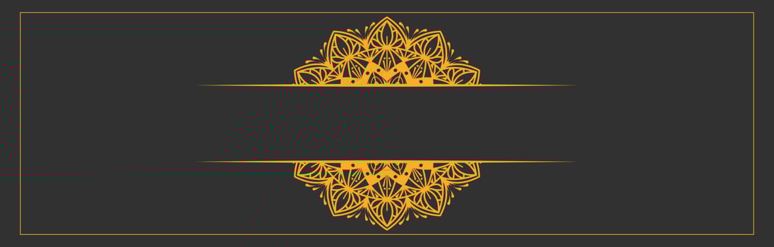 islamic background vector graphics with arabic mandala ethnic elements for eid, ramadan kareem, muharram or eid mubarak banners