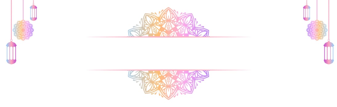 islamic background vector graphics with arabic mandala ethnic elements for eid, ramadan kareem, muharram or eid mubarak banners