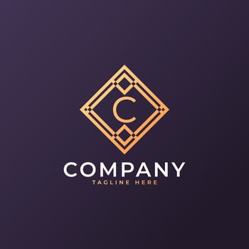 Law Firm Letter C Logo Design Template Element vector