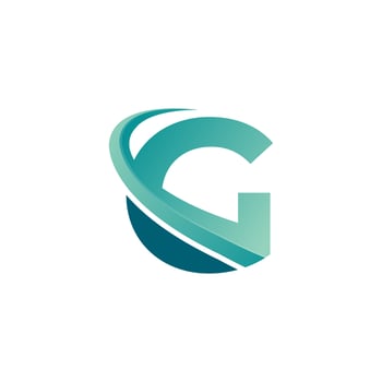 Letter G Travel with Arrow Logo Design Template. Vector EPS 10
