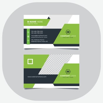 Set of professional modern creative business card design template vector