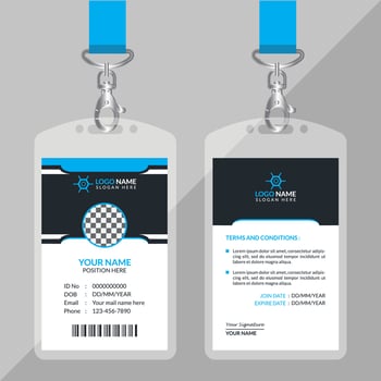 Business ID Card Design vector