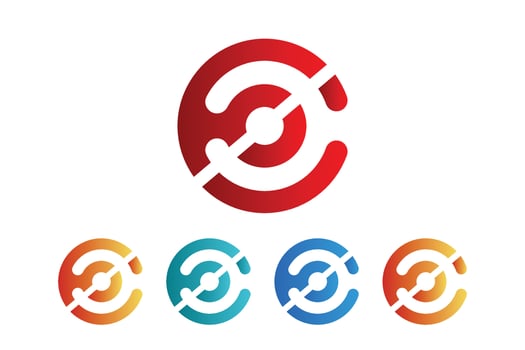 Letter C Logo Set vector