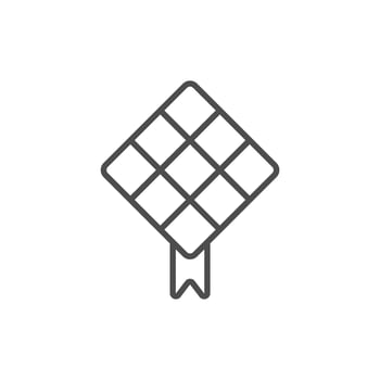 ramadan simple icon for muslims vector