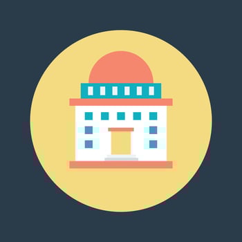 Dome Roof Building vector