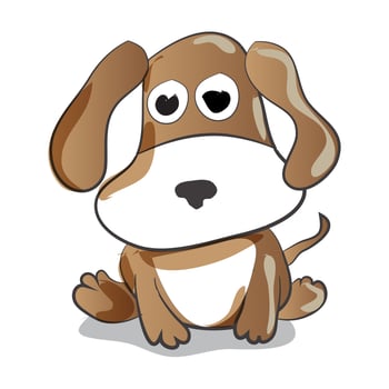 Puppy vector Illustration