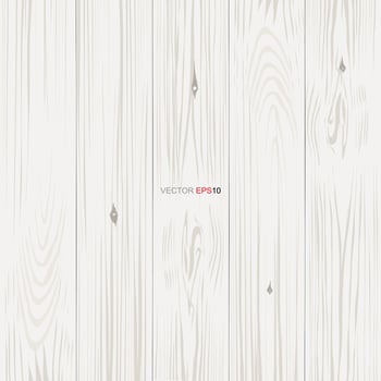 White wood pattern and texture for background. Vector. vector