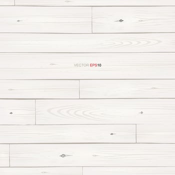 White wood pattern and texture for background. Vector. vector