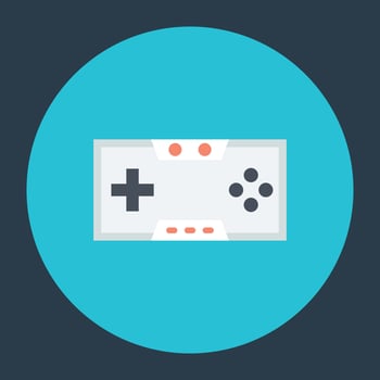 Trendy Gamepad Concepts vector