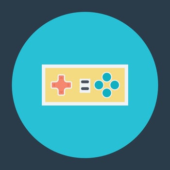 Trendy Gamepad Concepts vector