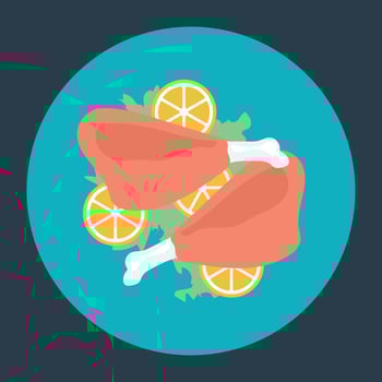 Leg Piece Concepts vector