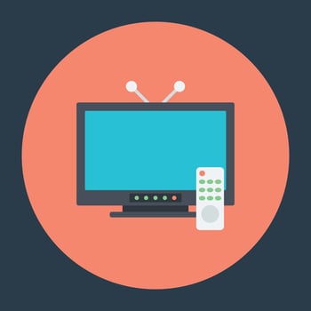 Tv Set Concepts vector