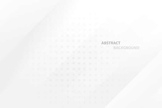 Abstract geometric white and gray gradient background. Modern and minimal white elements background. Vector illustration