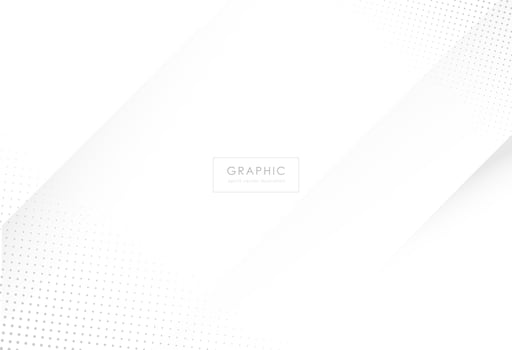 Abstract geometric white and gray gradient background. Modern and minimal white elements background. Vector illustration