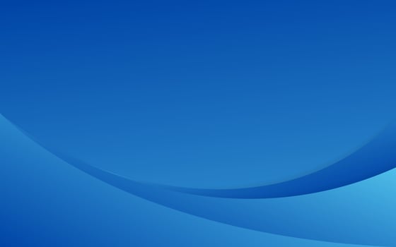 Abstract blue curve overlap background. Modern bright gradient art backdrop or banner for business. Vector illustration