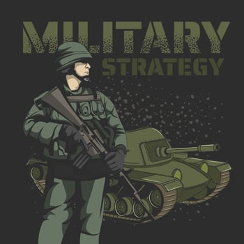 Military strategy vector