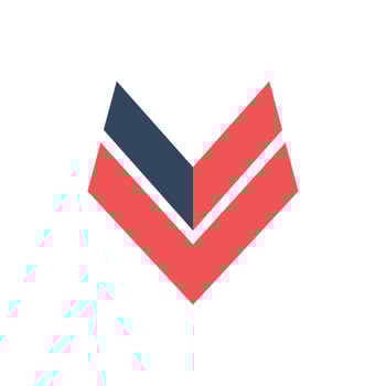 double letter v initials logo icon vector