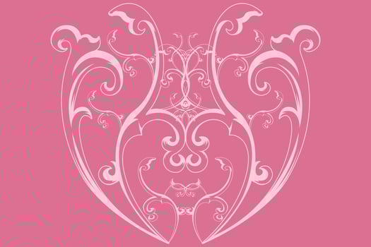 flower shield background for use vector