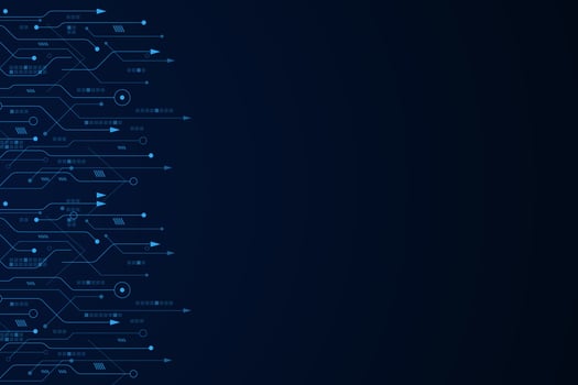 Vector futuristic technology background , Electronic motherboard , Communication and engineering concept
