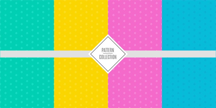A set of vector patterns of patterns of bright cheerful colors. Templates for birthday celebrations, invitations for children, scrapbooking. Vector illustration. Bright backgrounds.
