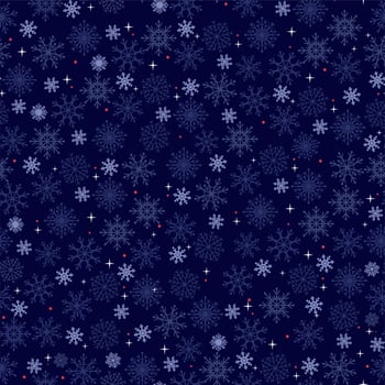 Christmas and New Year. Modern universal art templates. Christmas corporate greeting cards and invitations. A pattern on a dark blue background with snowflakes. vector