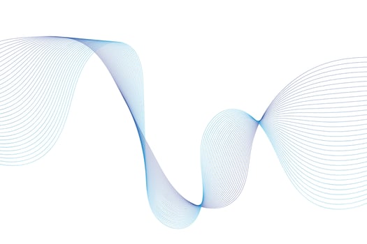 Elegant modern minimal abstract wavy lines vector