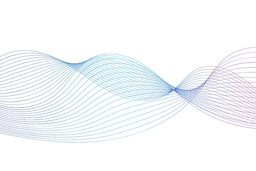 Elegant modern minimal abstract wavy lines vector
