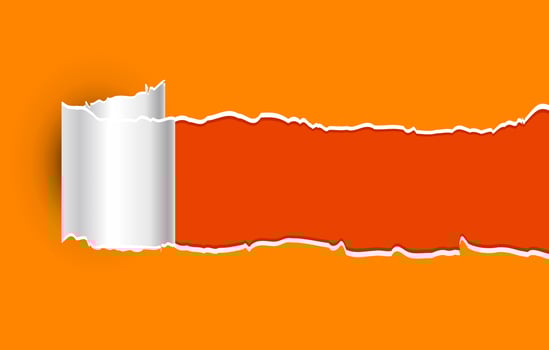 background in torn paper style vector