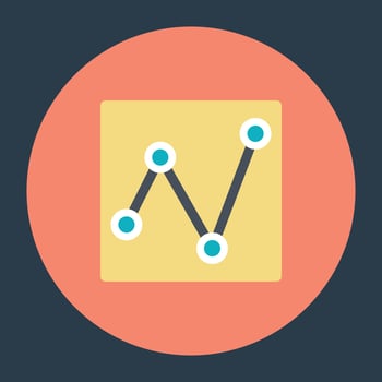 Line Graph Concepts vector